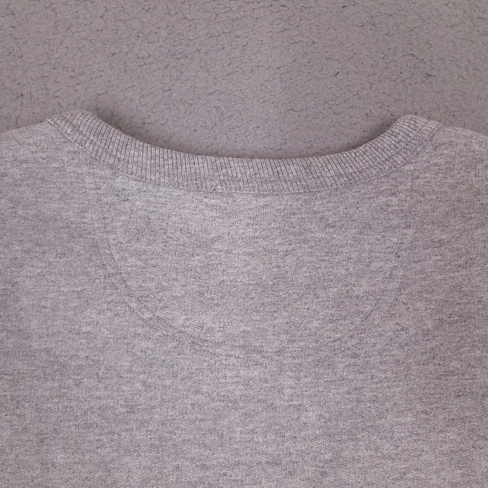 Champion Sweatshirt‎ Mens XL Gray Vertical Script Logo Crewneck Pullover